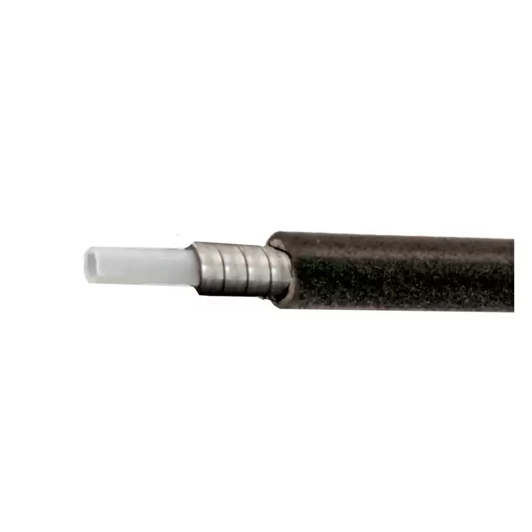 Outer brake cable with flat wire 5mm black meter price - image