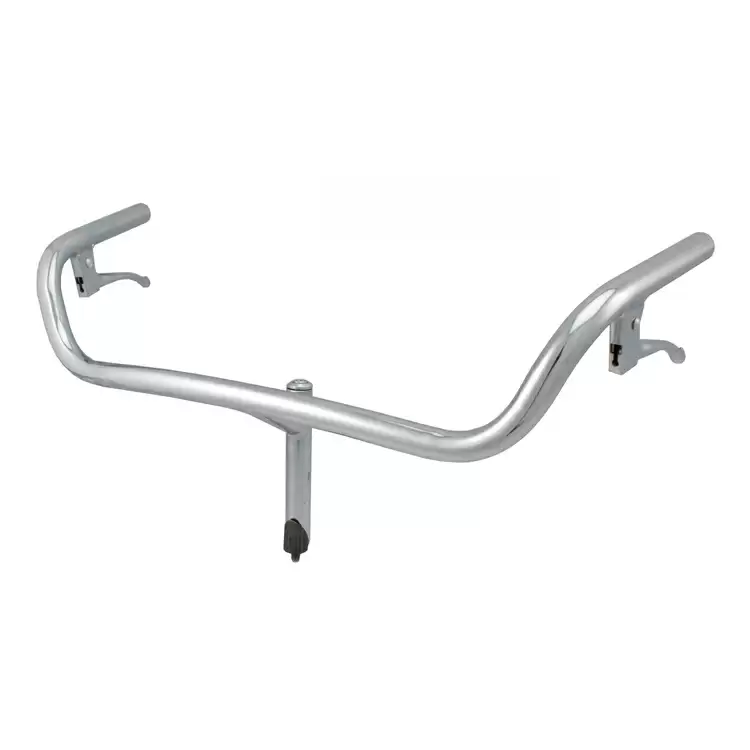 Steel handlebar torino type silver - image