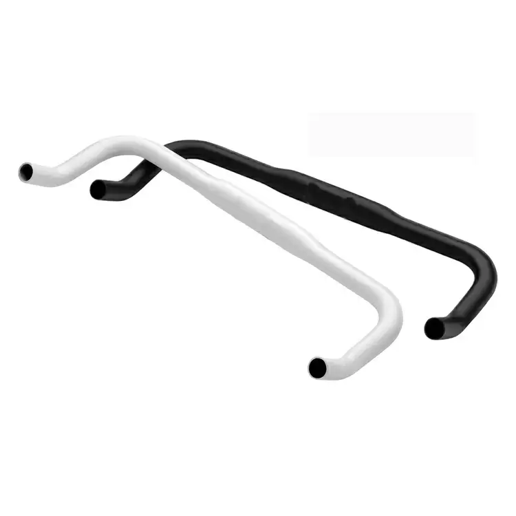 Alloy handlebar for fixed/single speed over size white - image