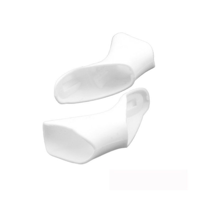 Pair of shifter covers Campagnolo 11s white color