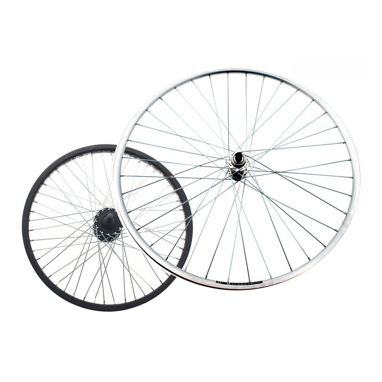 Rear threated wheel Touring/MTB 26'' With pin