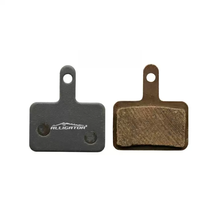 Semi-metallic brake pads suitable for shimano Deore MT200, MT201, MT400, MT500, Nexave mech - image