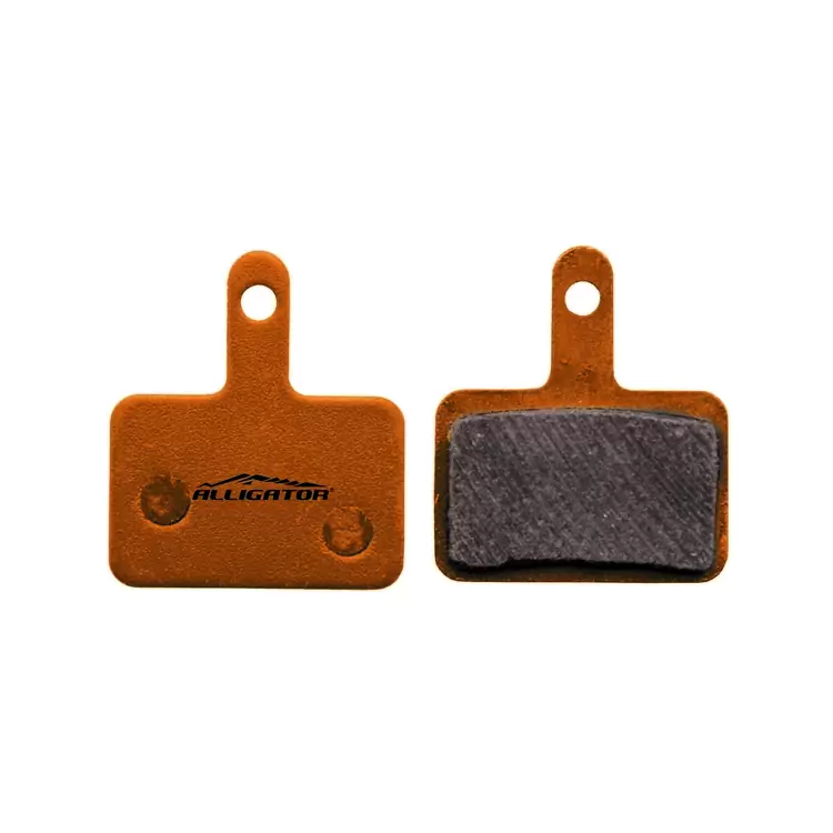 Pair of organic pads compatible with Shimano Deore, MT200, MT500 - image
