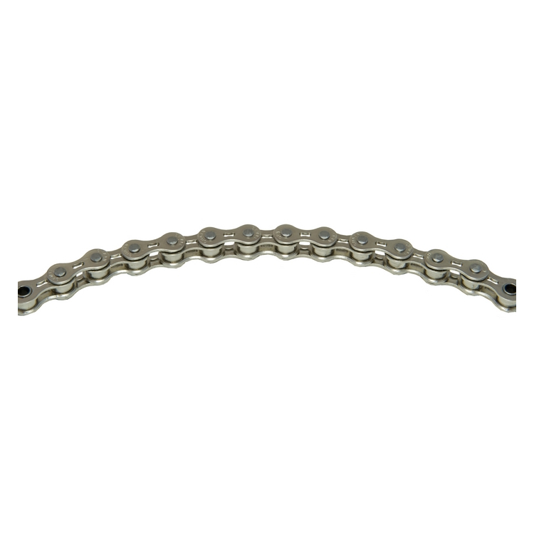 bicycle chain size 1/2'' x 1/8'' for single speed and track, x101 silver