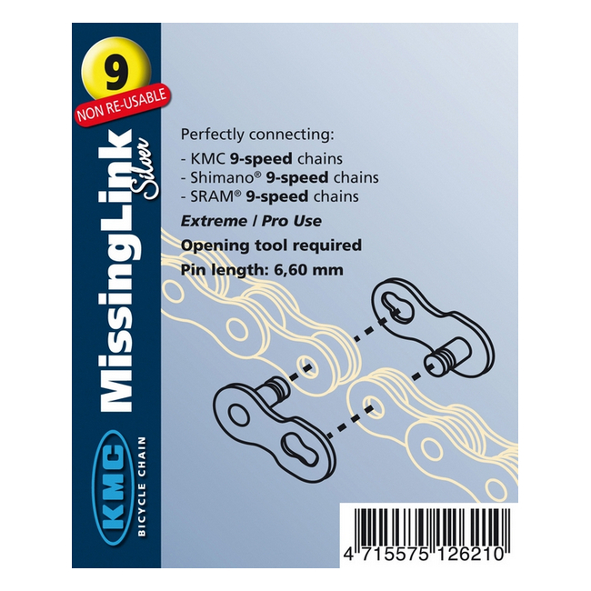 connecting link 10 speed silver not reusable 5,88 mm