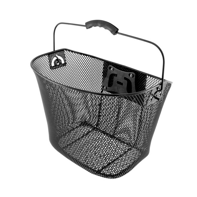Iron basket with handle bar attachment clip