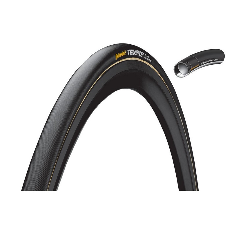 Copertone Strada Tubolare Tempo II 28’’x22mm Skin Nero
