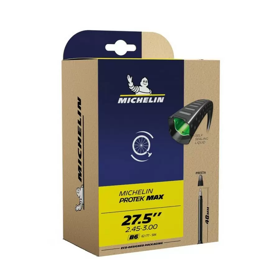 Tubo Interno 27,5x2,45'' / 3,00'' PROTEK MAX B6 48mm Válvula Presta - image