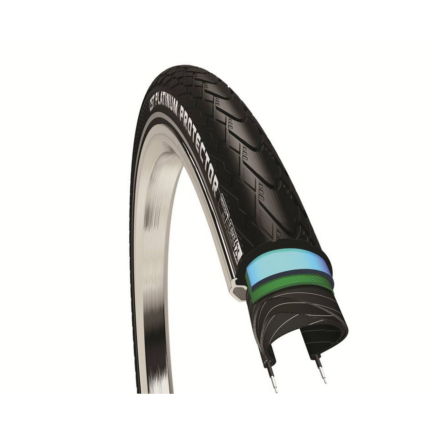 Copertone Platinum Protector 28x1 5/8 x 1 3/8'' (37-622) nero Reflex