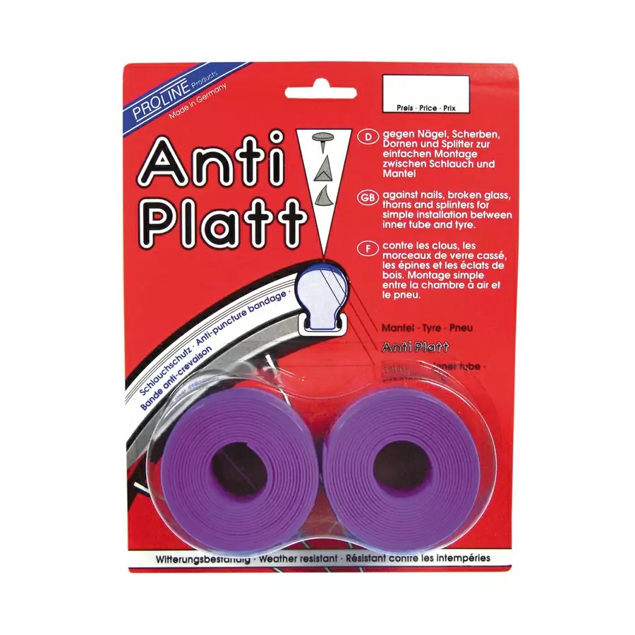 pair anti flat tapes 57/60-622 violet 29'' - image