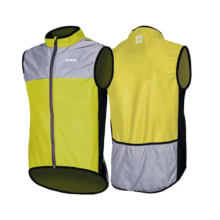 Wind jacket dark yellow/grey reflective size XXL - image