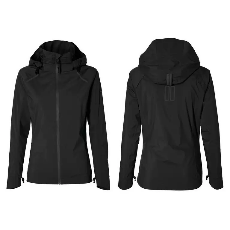 Jaqueta de chuva feminina Skane preta tamanho XS - image