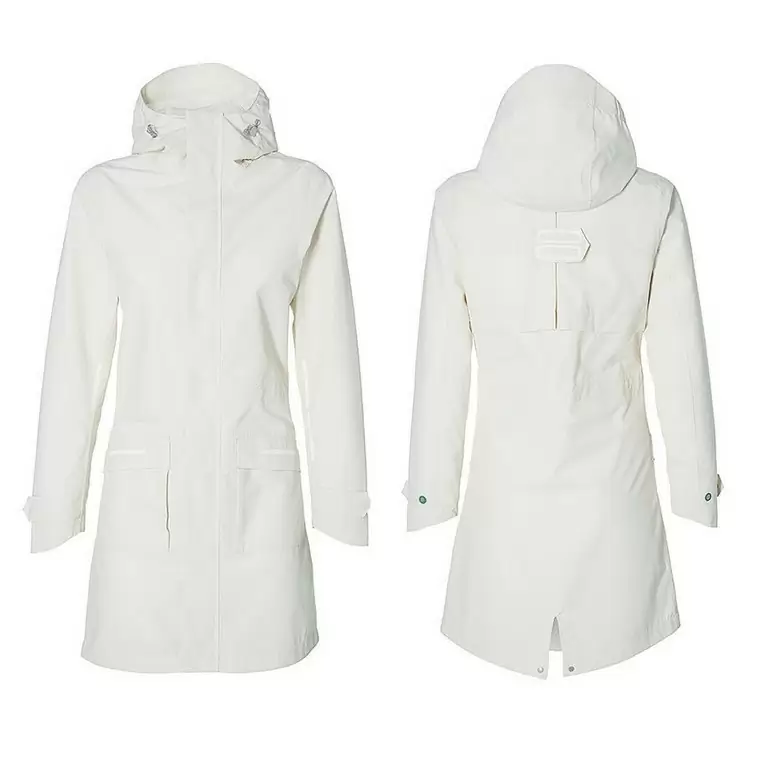 Parka Antipioggia Donna Mosse Bianco Taglia XS - image