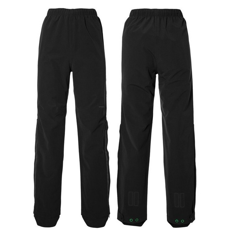 Pantaloni Antipioggia Donna Mosse Nero Taglia XS