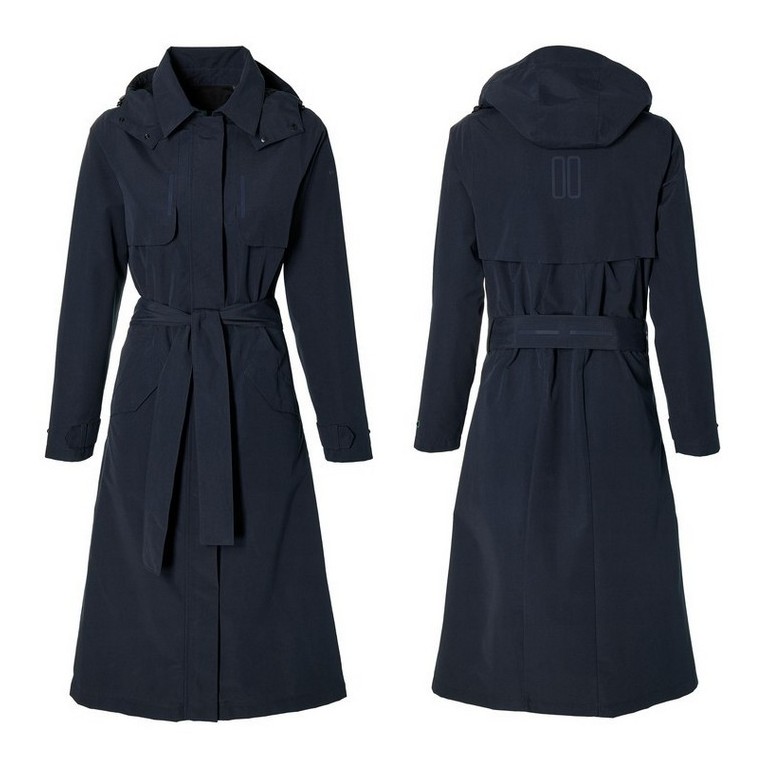 Trench Antipioggia Donna Mosse Blu Taglia S