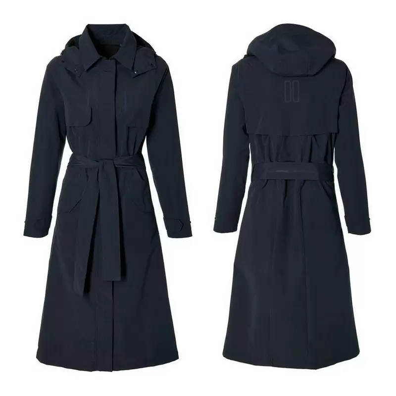 Trench Antipioggia Donna Mosse Blu Taglia XXL - image