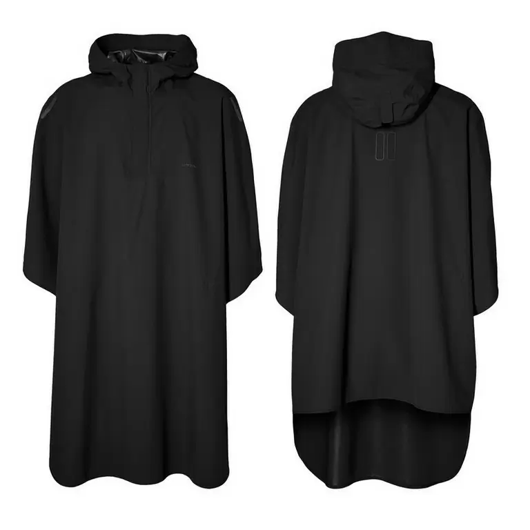 Hoga Poncho de Lluvia Negro Talla Única - image
