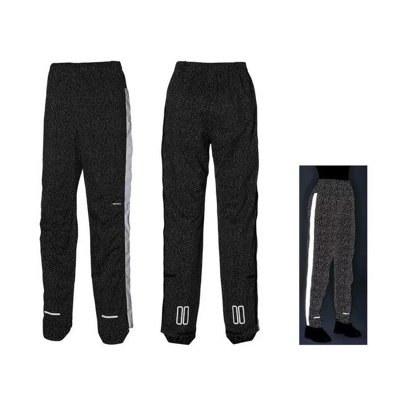 Skane HiVis Women's Rain Pants Black Size XS - image