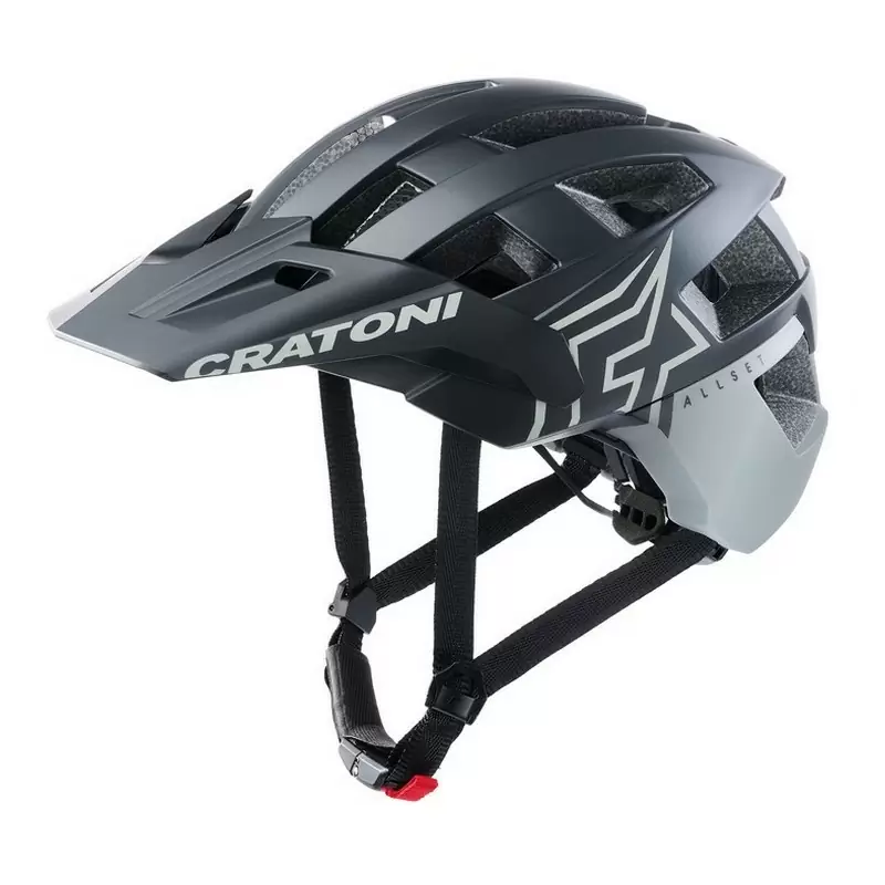 AllSet Pro MTB-Helm Schwarz/Grau Größe S/M (54-58 cm) - image