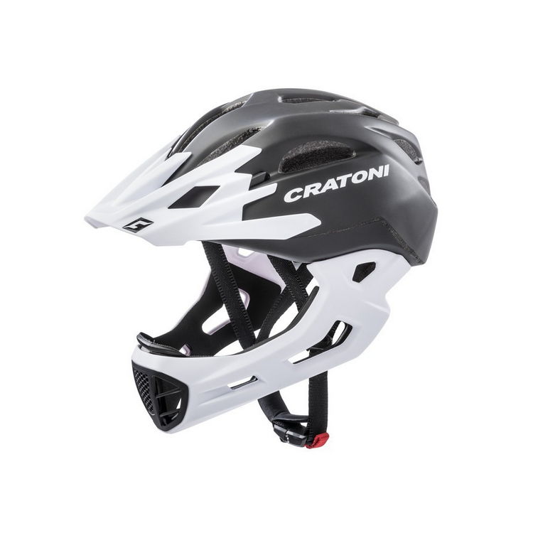 Capacete C-Maniac M / L (54-58cm) preto / branco fosco