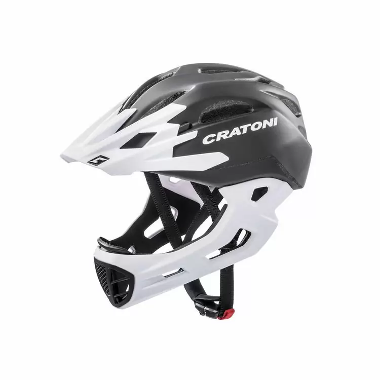 C-Maniac L / XL (58-61cm) black / matt white helmet - image