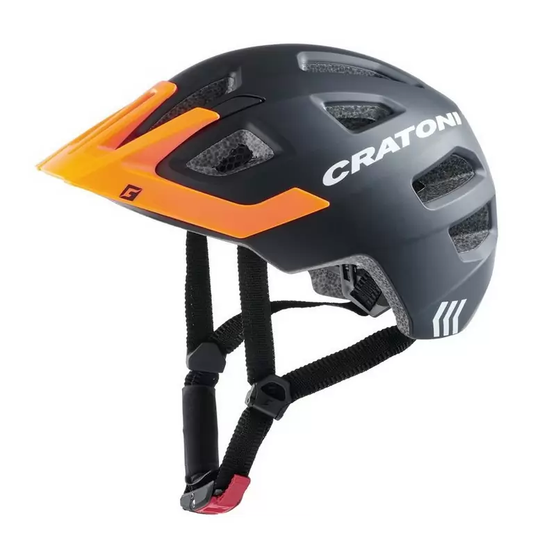 Casco Infantil Maxster Pro Negro/Naranja Talla XS/S (46-51cm) - image