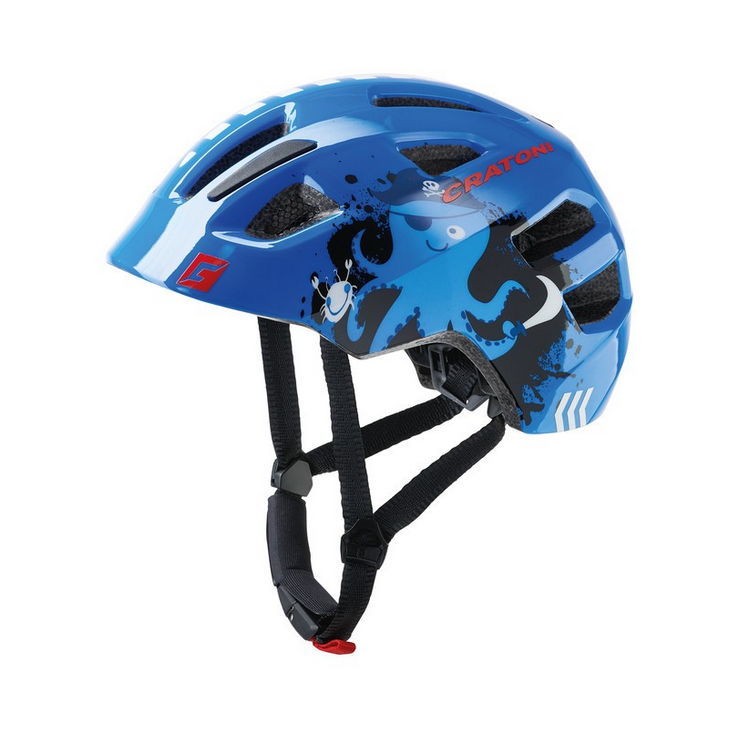 Maxster Blauer Piraten-Kinderhelm, Größe XS/S (46–51 cm)