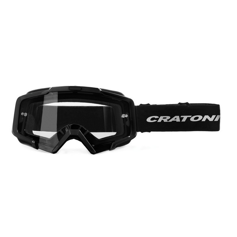 C-Dirttrack MTB goggle in brilliant black Transparent lenses