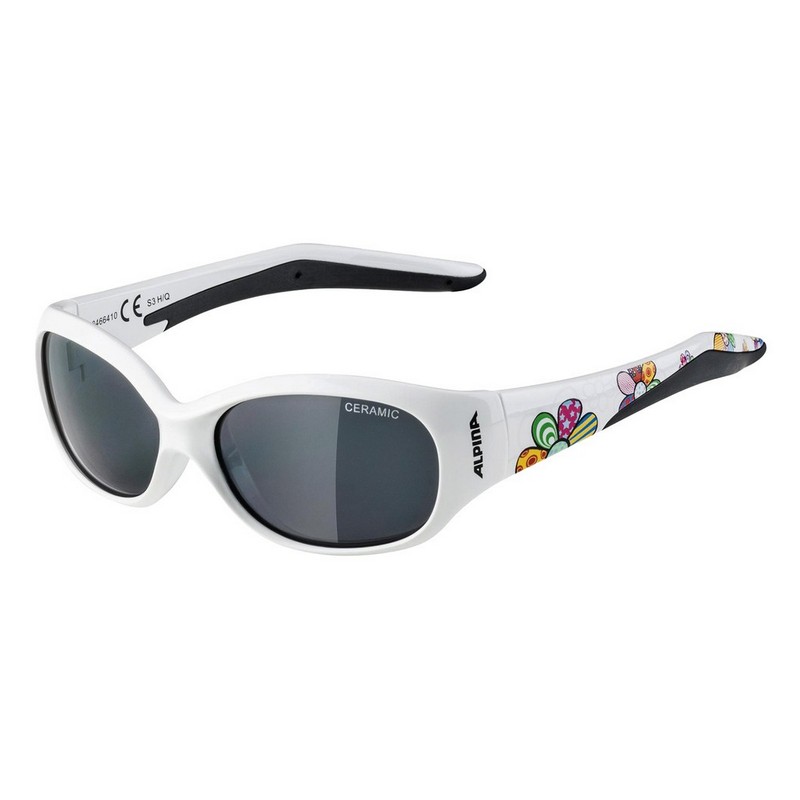 Occhiali da sole Flexxy Kids Montatura bianca/fiori