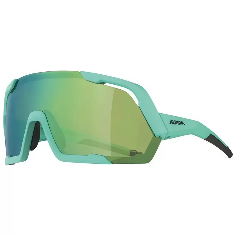 Rocket Q-Lite Montura mirrored matt turquoise sunglasses - image