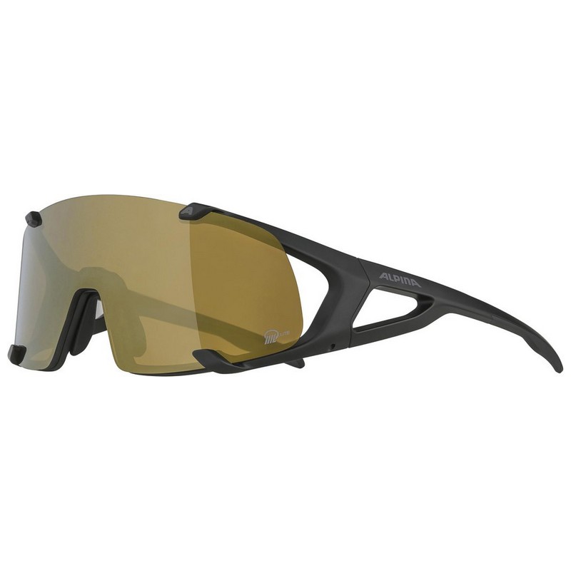 Hawkeye S Q-Lite sunglasses Mirrored matte black frame