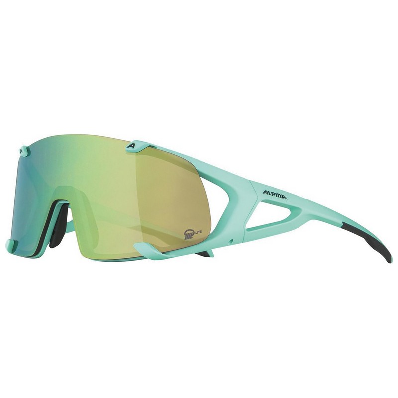Hawkeye S Q-Lite sunglasses Mirrored matt turquoise frame
