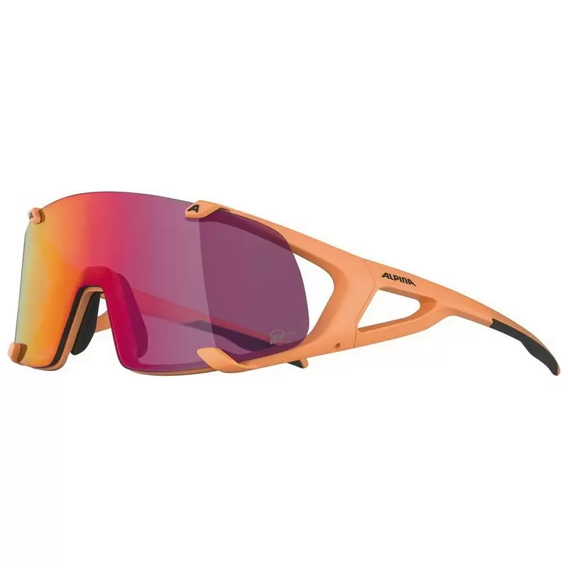 Occhiali da sole Hawkeye S Q-Lite Montatura color pesca specchiati - image