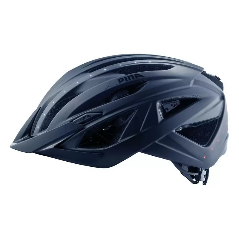 Casco City Haga LED Azzurro (51-56cm) - image