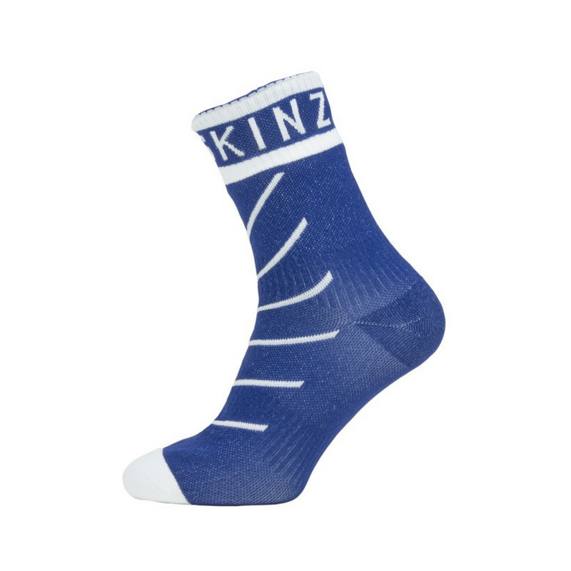 Super Thin Socks Pro Ankle Hydrostop Waterproof Blue/White Size 36-38