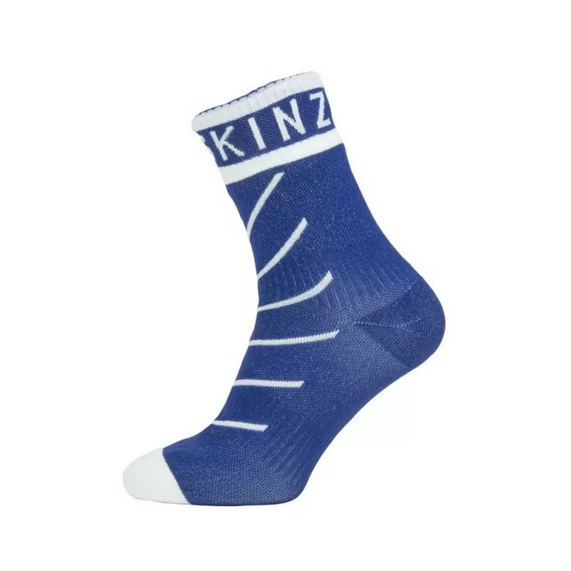 Super Thin Socks Pro Ankle Hydrostop Waterproof Blue/White Size 36-38 - image