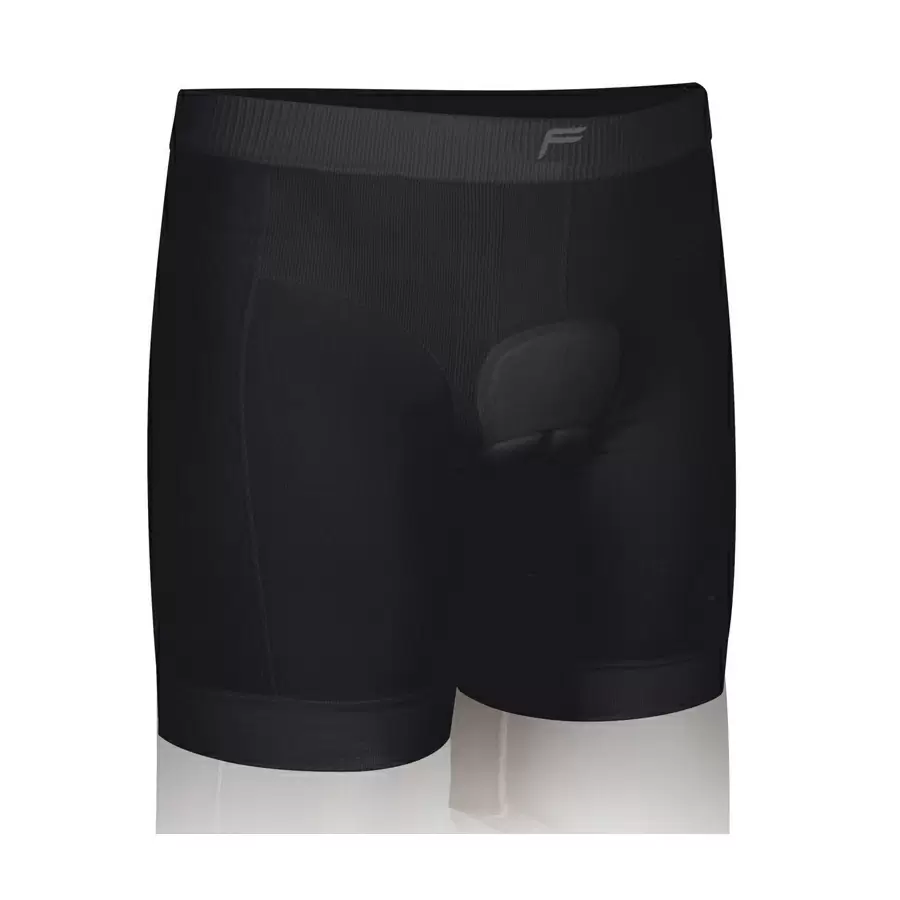 Shorts de roupa íntima feminina com bojo preto tamanho P - image