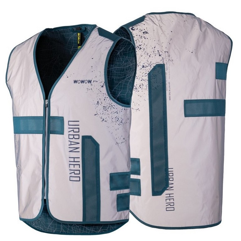 Chaleco Urban Hero Gris Claro Talla XXL