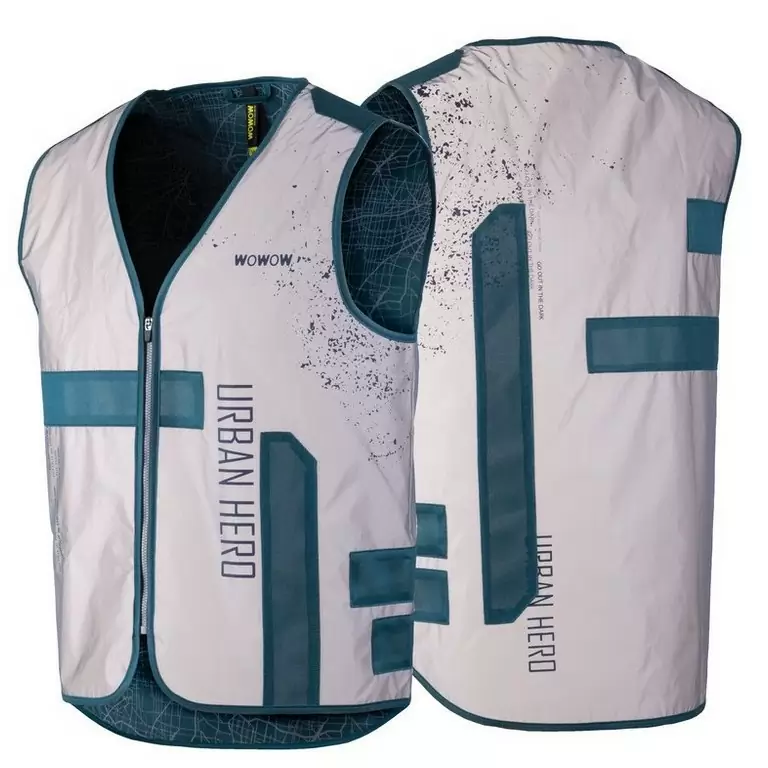 Chaleco Urban Hero Gris Claro Talla XXL - image