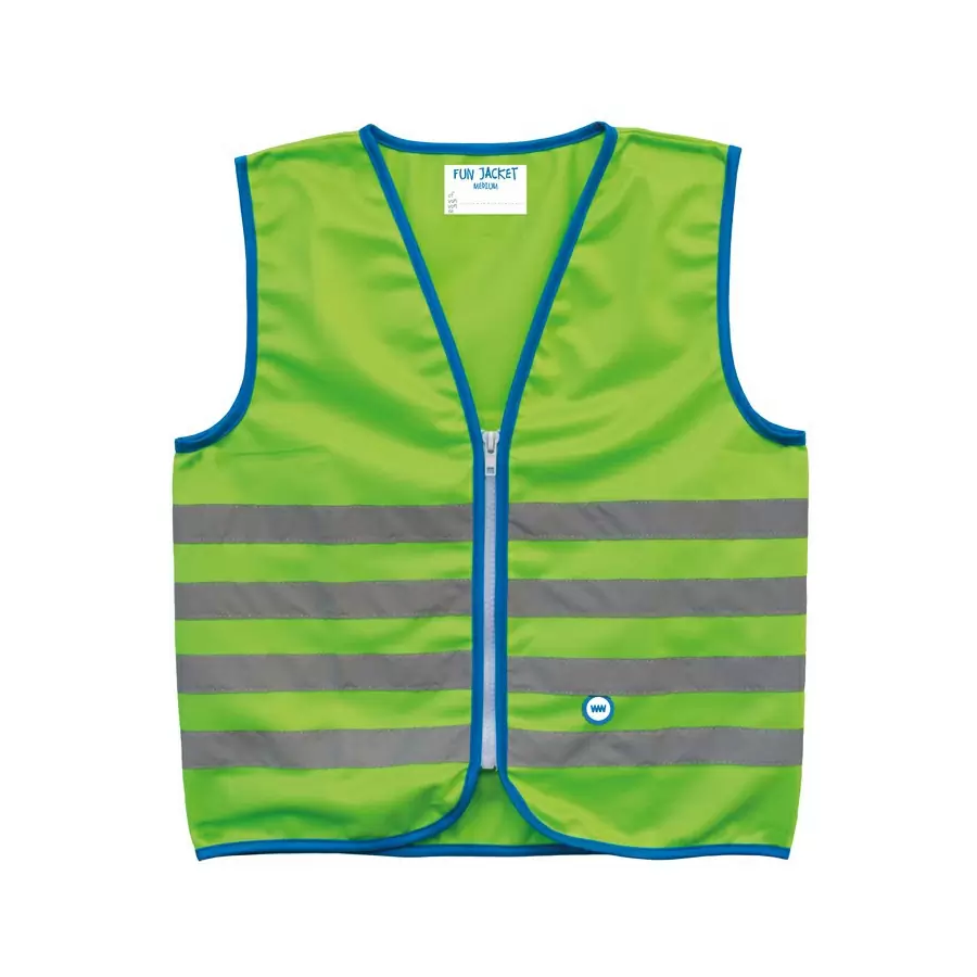 Wowow 2028012500 gilet de securite fun jacket pour enfant vert avec b