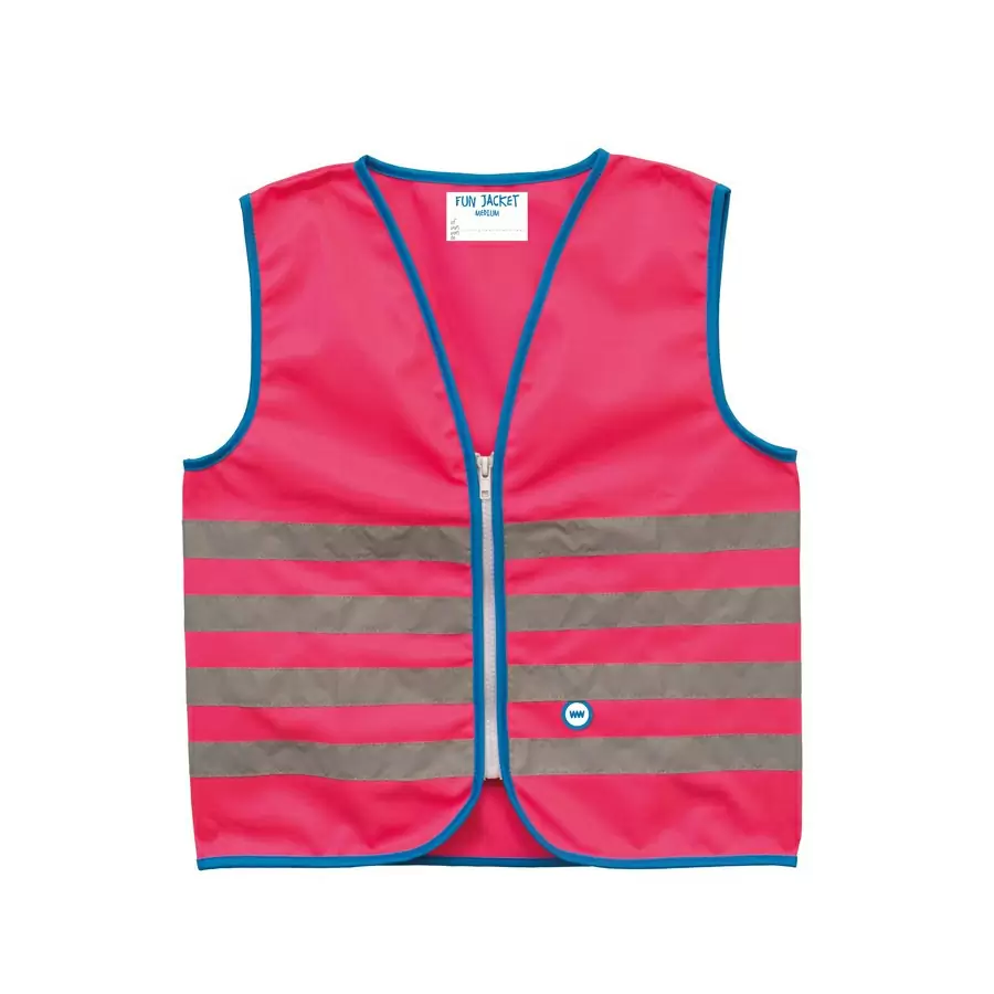 Gilet di salvataggio Fun Jacket bambini pink con fasce riflettenti taglia M - image