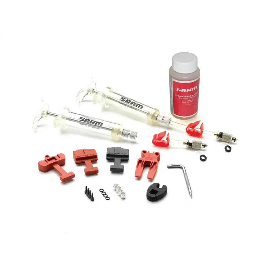 Pro Bleed Kit professional bleed kit for Avid / Sram brakes DOT 5.1 oil included. - image
