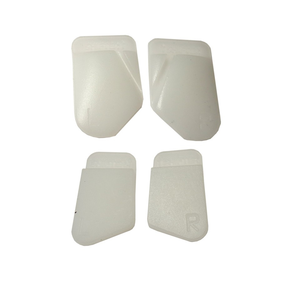 Juego de almohadillas de gel rojas