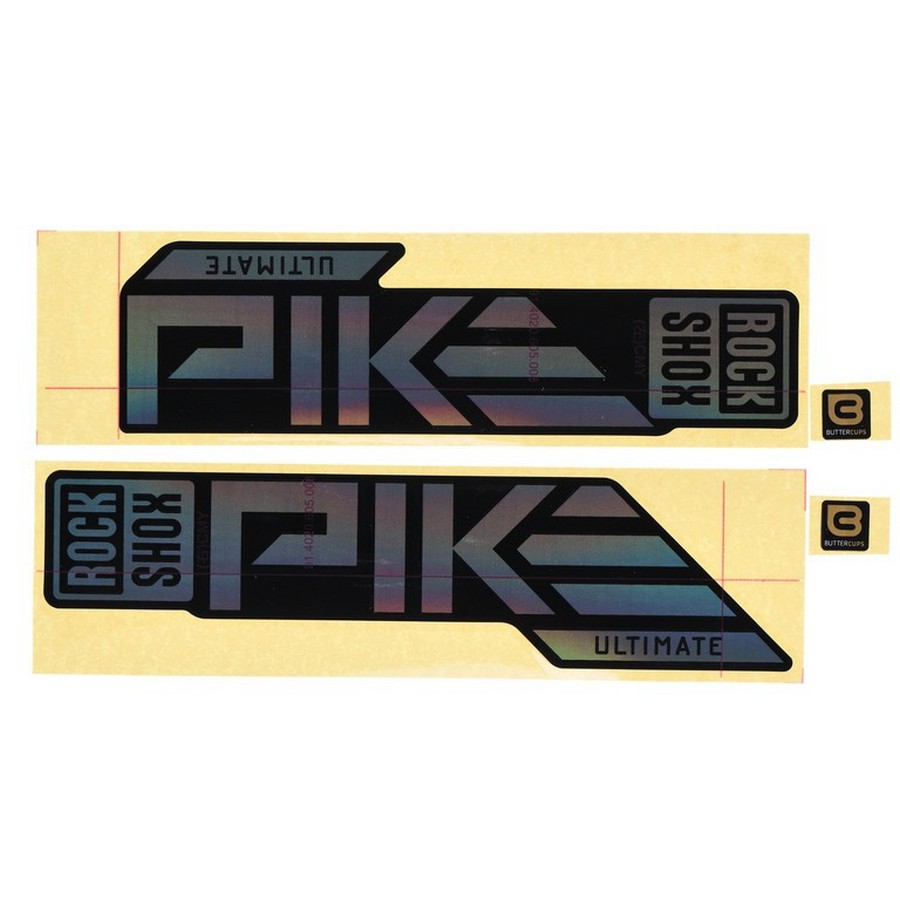 Kit adesivi forcella Pike Ultimate 27.5/29'' Rainbow