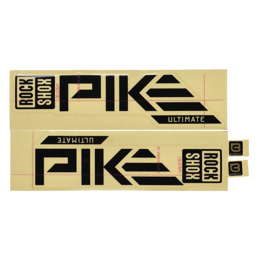 Kit déco Fourche Pike Ultimate 27,5/29'' Noir brillant