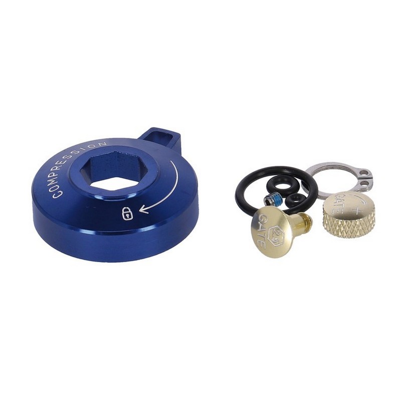 Kompressionsknopf, Bewegungssteuerungsknopf, Standard-Aluminium