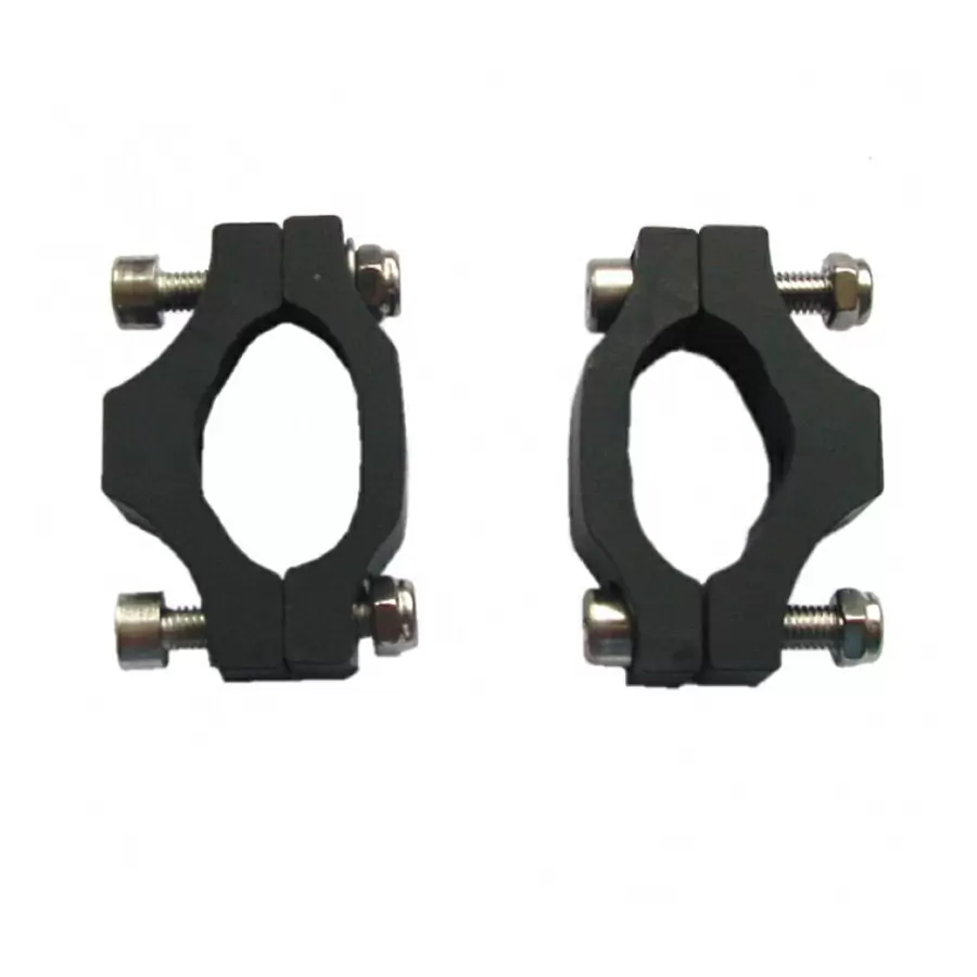 Lowrider front carrier mounting set for forks without eyelets - image