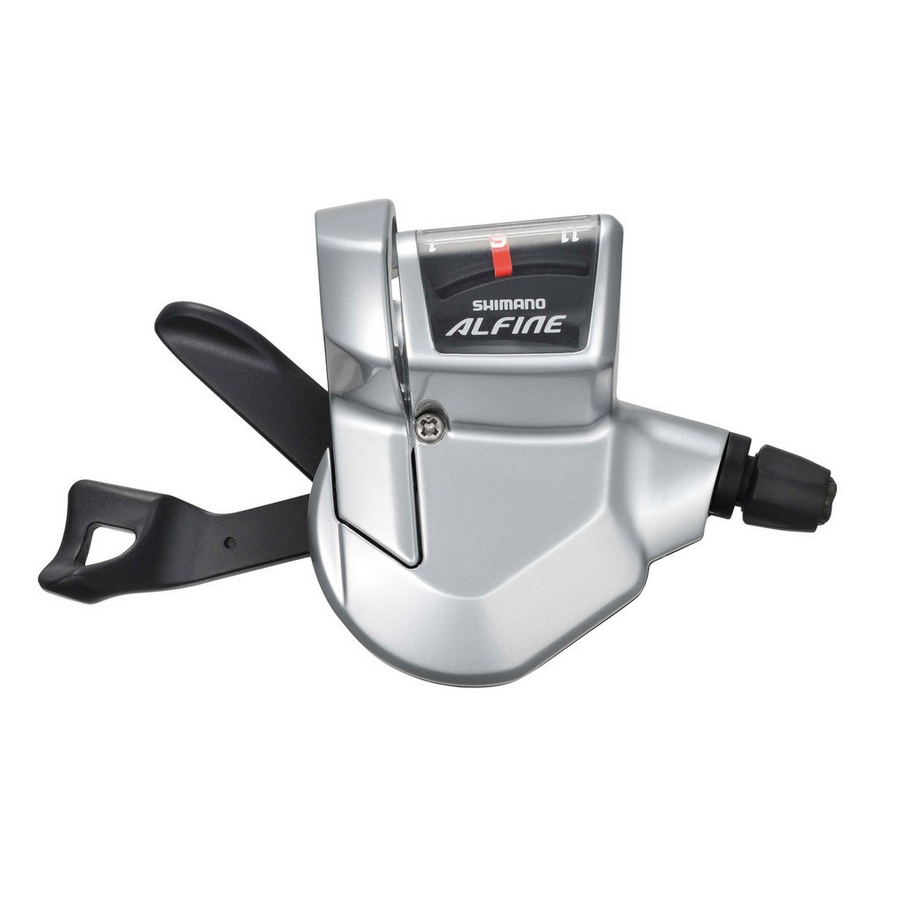 Gear shifting lever alfine sls700 silver 11 speed rapid-fire with cable 2100 mm