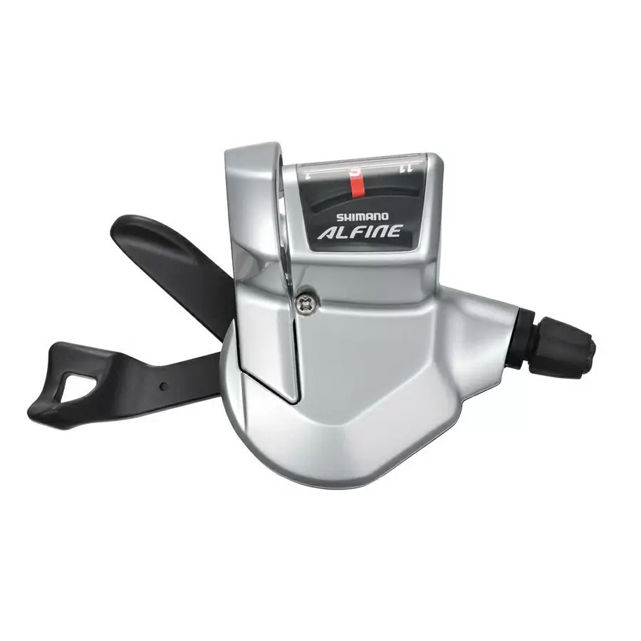 Gear shifting lever alfine sls700 silver 11 speed rapid-fire with cable 2100 mm - image