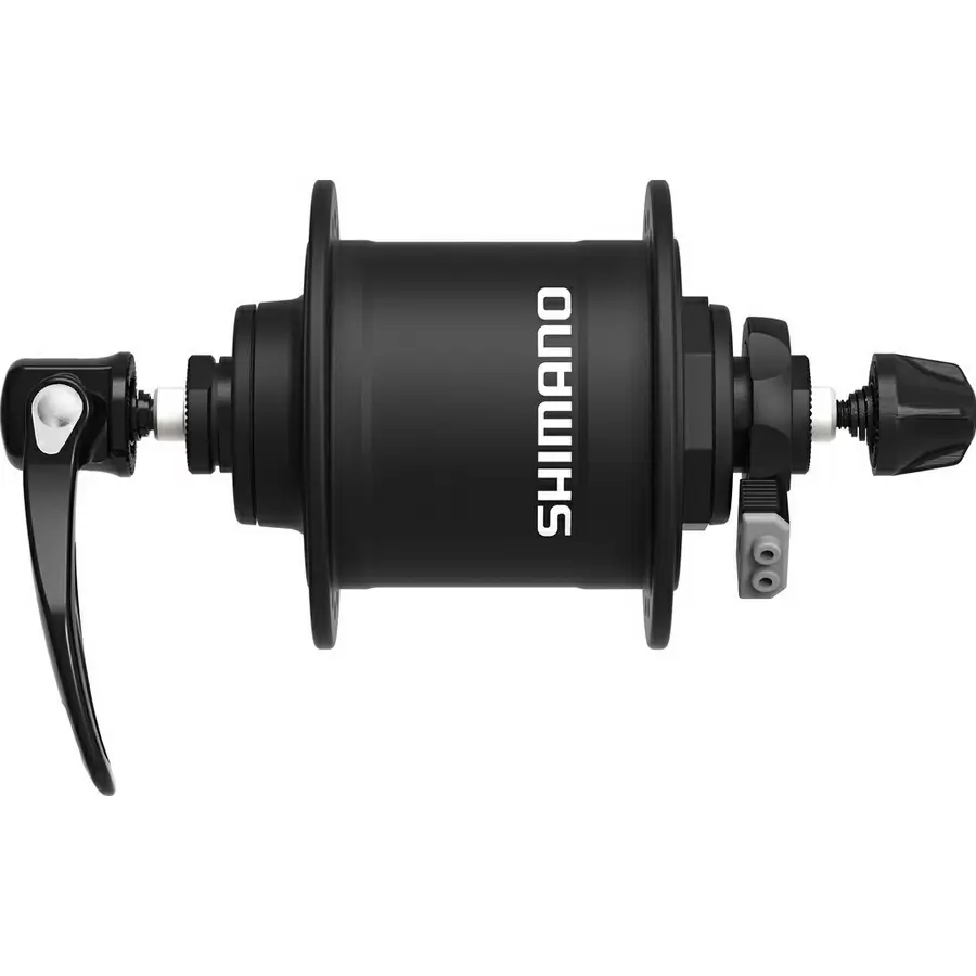Fw-hub dinamo dht4000 100mm 32 agujeros con cierre rápido negro - image